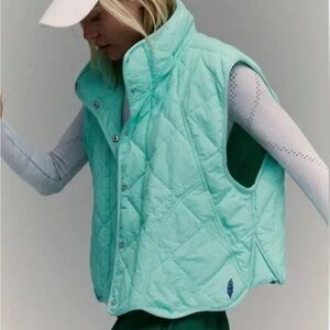 FP Movement by Free People Mint Quilted Vest
